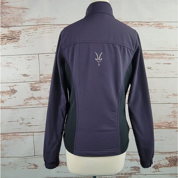 Ibex Skifans By Schoeller Jacket Wool Blend Purple Size XS - Picture 3 of 8